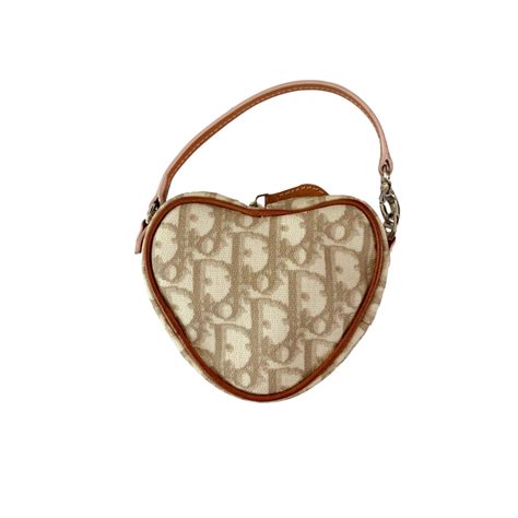 dior mini leather heart bag|dior heart shaped bag.